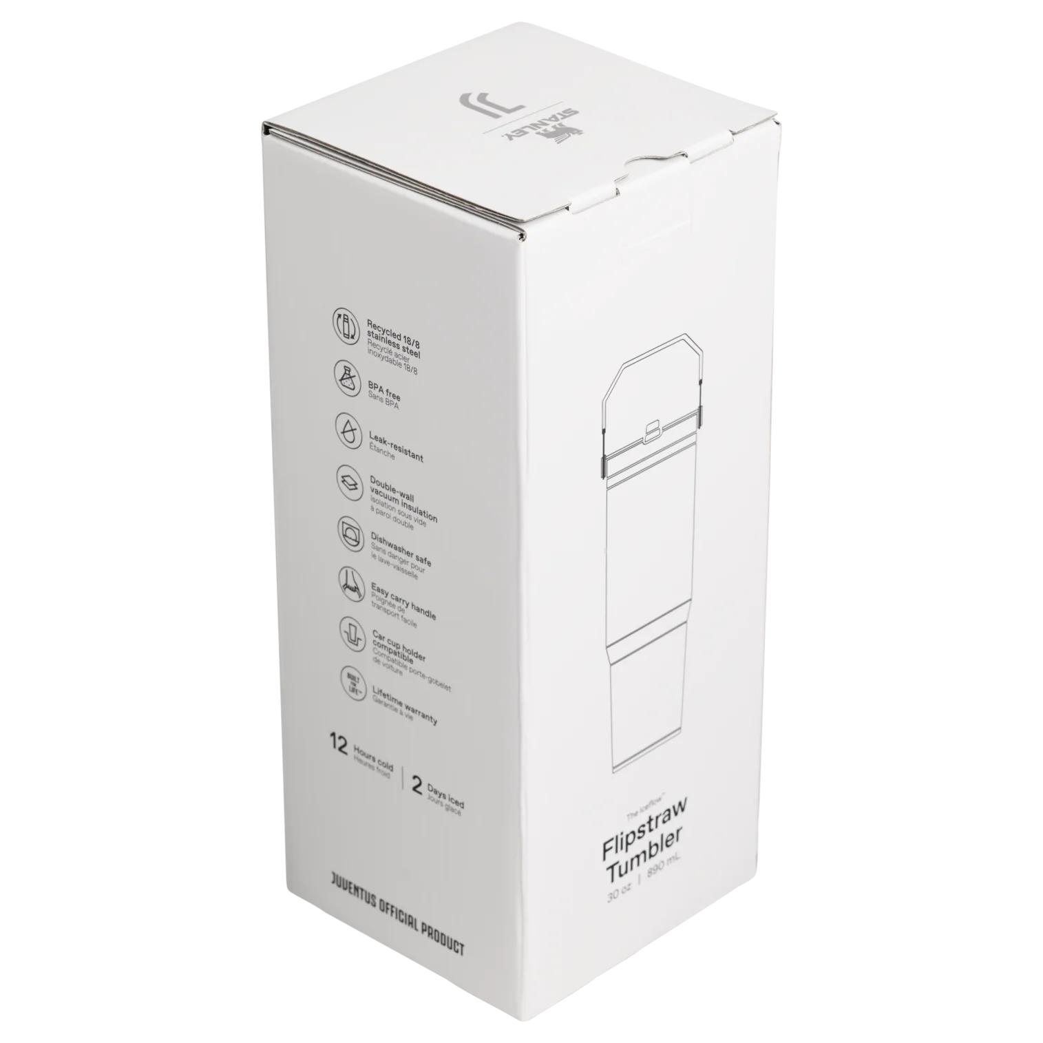 Stanley 1913 x Juventus The IceFlow™ Flip Straw 2.0 Tumbler | 30 OZ - Image 5