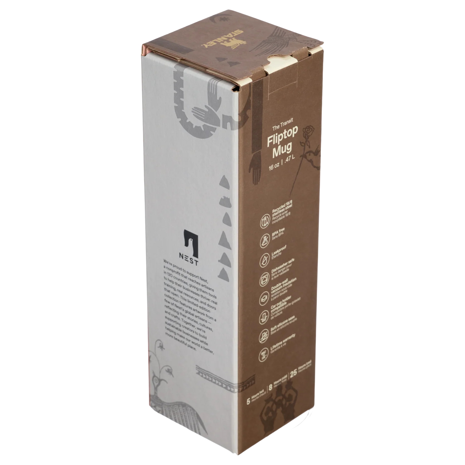 The Stanley 1913 x Nest AeroLight™ Transit Transit Flip Top Mug | 16 OZ - Image 9